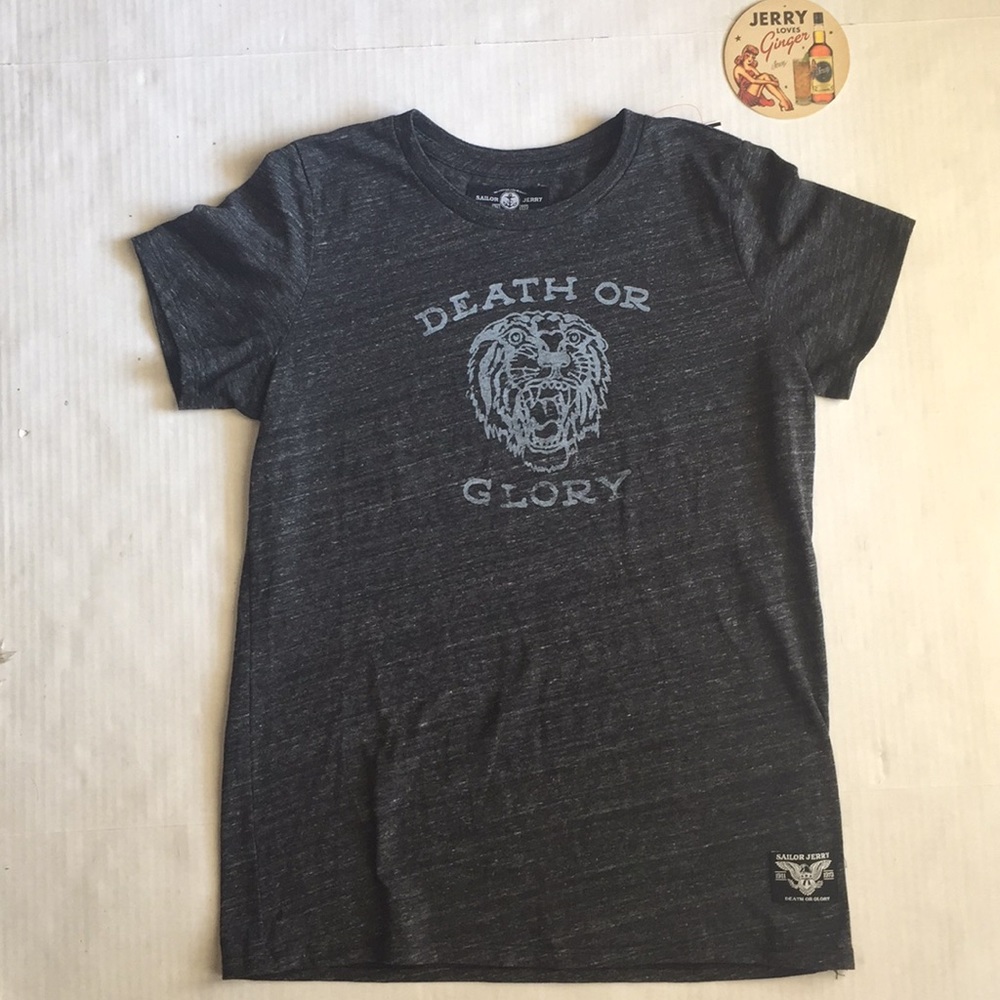 NWOT sailor Jerry death or glory Tiger top